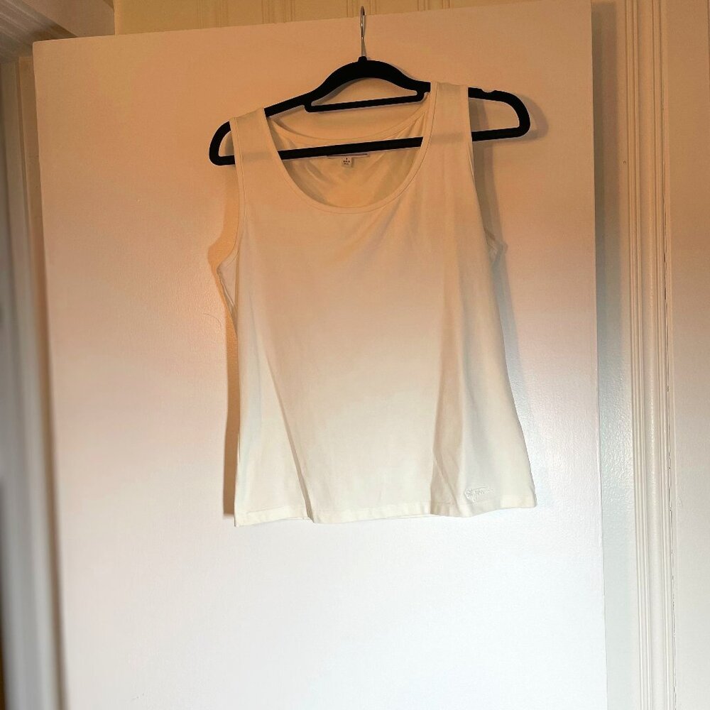 White St John Sport sleeveless top